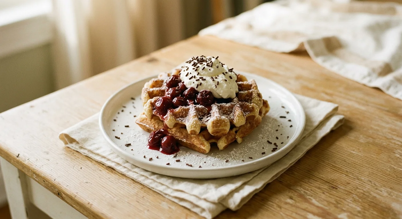 Crispy Belgian Waffles (without Yeast)