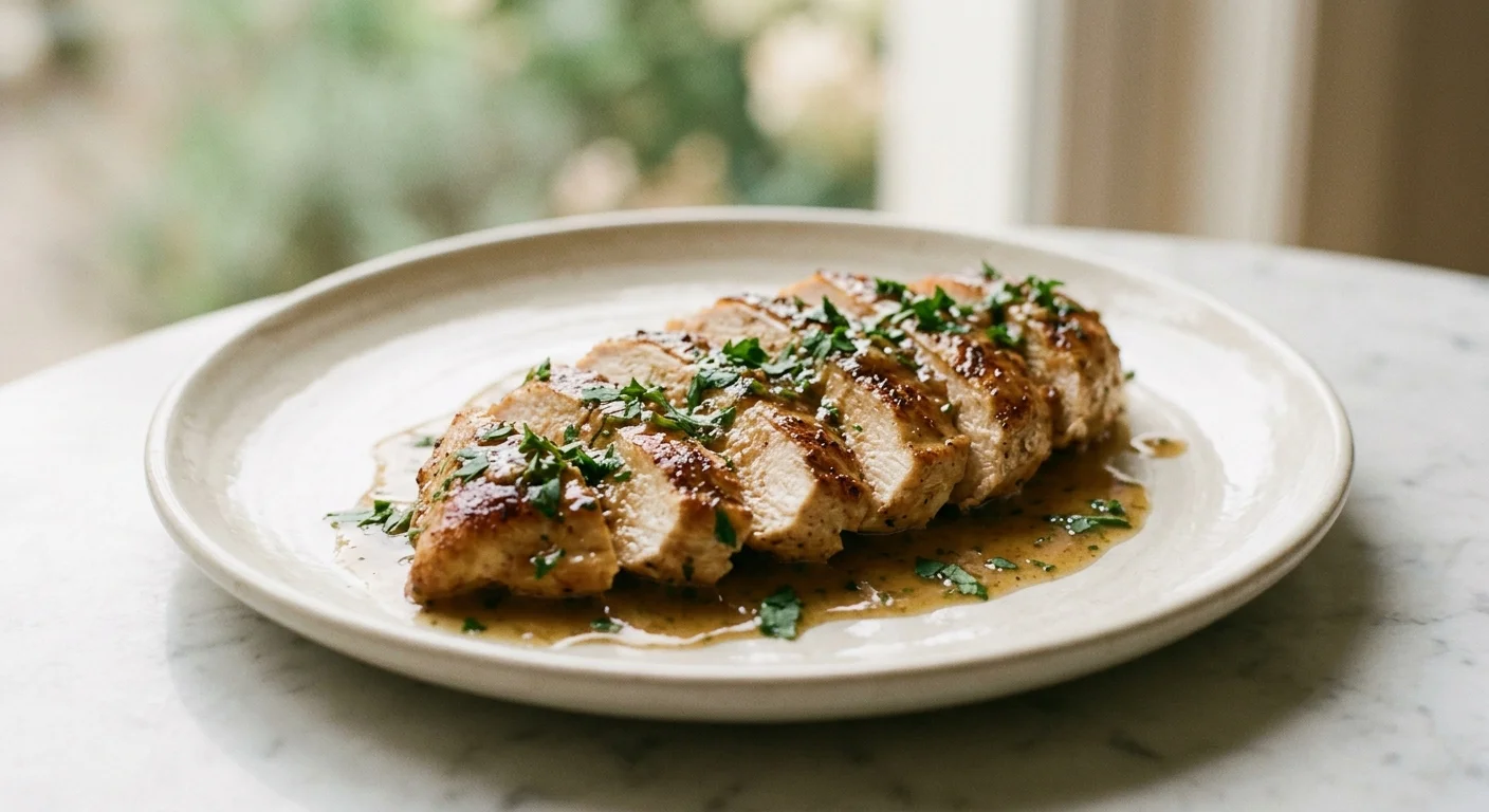 Perfectly Juicy Pan-Seared Chicken Breast with Pan Sauce